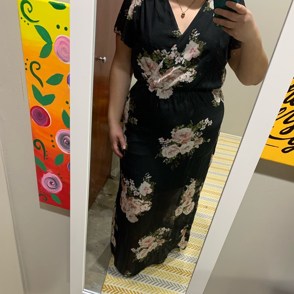 Maurices Floral Maxi Dress